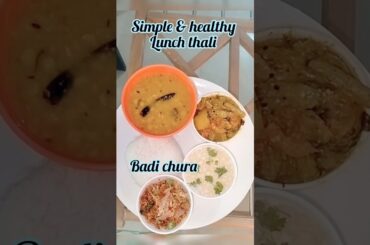Simple & healthy lunch thali/lunch ideas/Mubarak Mubarak#hindisong #uditnarayan #youtubeshorts viral