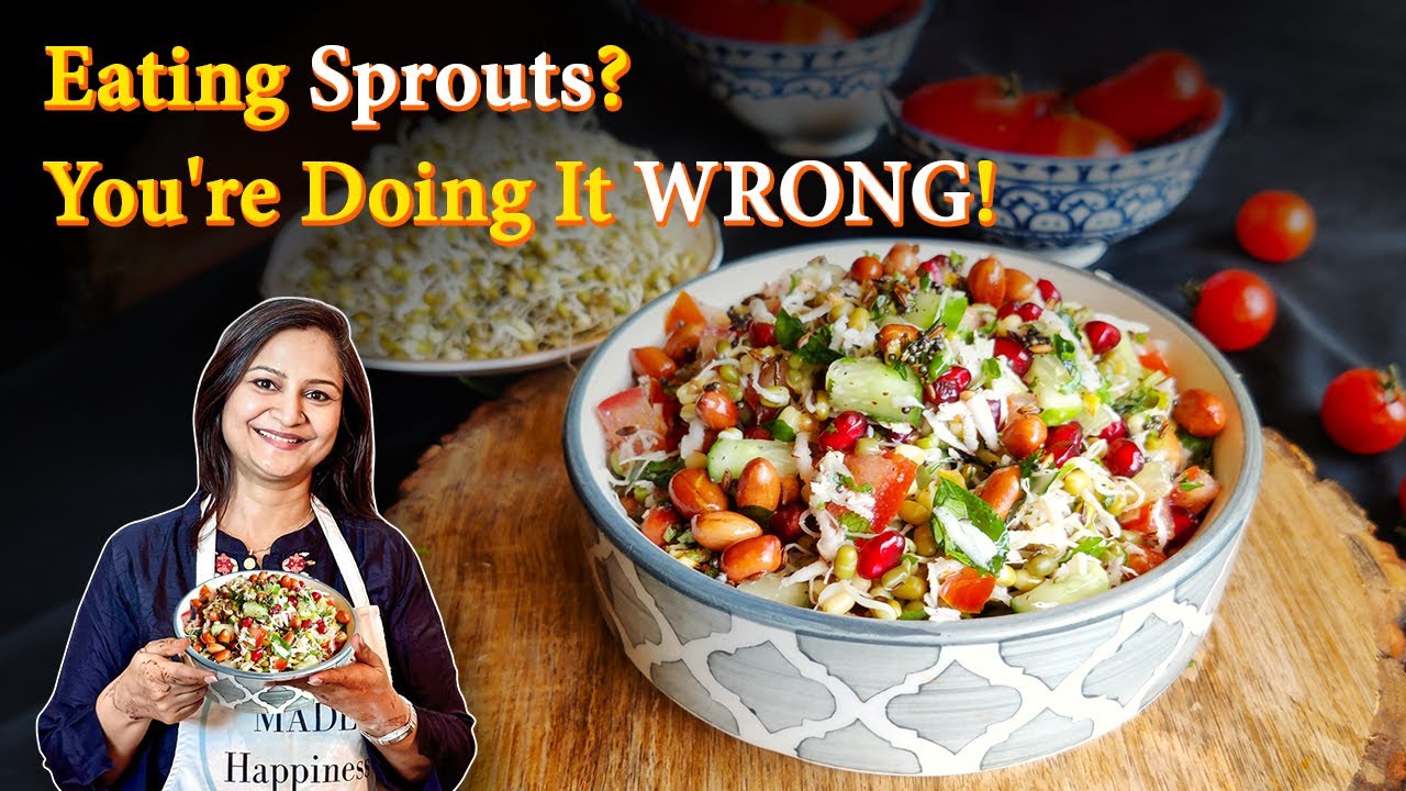 High Protein Sprouts Salad | Healthy Summer Salad | Moong Sprouts Salad Recipe | Weight Loss Salad High Protein Sprouts Salad | Healthy Summer Salad | Moong Sprouts Salad Recipe | Weight Loss Salad