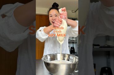How to Make Fresh Soy Milk at Home | Easy, Creamy & Healthy
