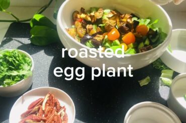 Easy Eggplant salad recipe!healthy salad recipes in 5min/Egg plant salad