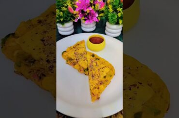 Sweet Corn Cheese Chilla Healthy Breakfast Recipe #shorts #healthyfood #indianfood#desi #trending