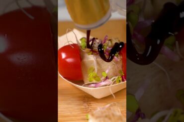 Tasty and Healthy Canapes with a bow. Smoked salmon #snack #appetizerideas #canapes  #appitizers