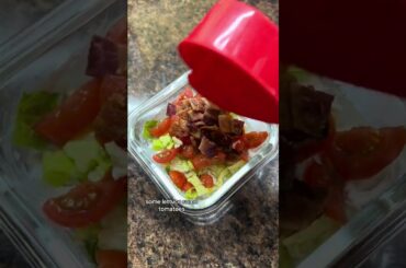 High Protein Low Carb Lunch in 60 Seconds | Easy & Healthy Recipe #Shorts