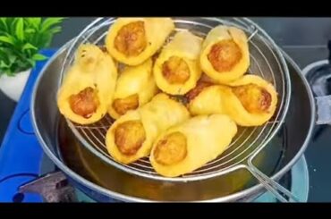 5 Minutes Wheat Flour Snacks Recipes| Potato Samosa Recipe|New Samosa Recipe|Snacks Recipes