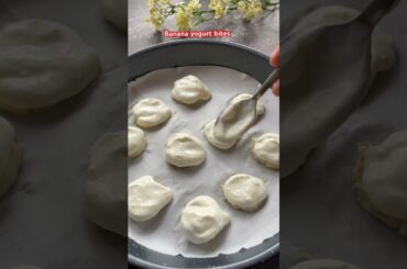 Banana yogurt bites #shorts #shortsfeed #healthy #viralvideo #dessert #youtubeshorts #dessertrecipe
