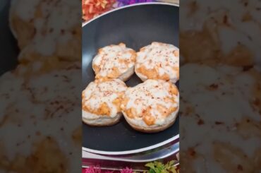 Pizza Paneer Bun Healthy Recipe Ready In 5 Minutes #pizza #healthy #recipe #viralvideo #shortvideo