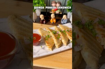 Healthy Quinoa Paneer Sandwich Recipe#shorts #recipe #sandwich #healthy #shortsfeed #trending #viral