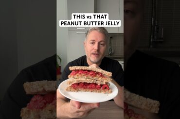How does this healthy version of a peanut butter and jelly sandwich affect my blood sugar levels?