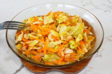 Healthy Recipes Dinner! The Secret to Making Cabbage & Chickpeas Taste Like A Gourmet Meal!