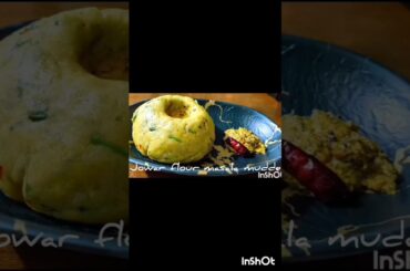 masala jowar mudde #recipe  #heathyrecipe #tasty #easymade #healthylunch