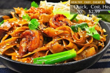 4 Meals- Needing a Quick, Cheap, Healthy Dinner? - Shrimp XL Noodle Stir Fry. Easy Recipe