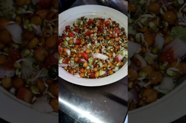 HEALTHY SPROUTS SALAD WEIGHT LOSS RECIPE #weightloss #trending #shortfeed #viralshort #shortvideo