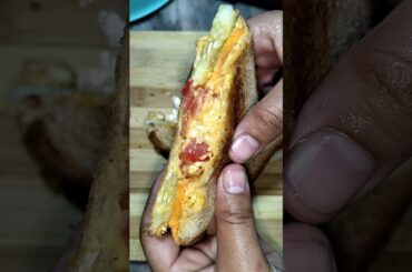 Egg sandwich breakfast recipe for weight loss without mayonnaise and cheese | Healthy  spread #yt