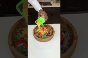 High Protein Kale Salad #salad #protein #healthy #lunch #dinner