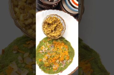 Sprouted Palak Dosa #cooking #shorts #video #recipe #healthy