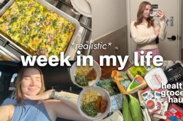 REALISTIC WEEK IN MY LIFE VLOG | healthy recipes, therapy, weekday routine