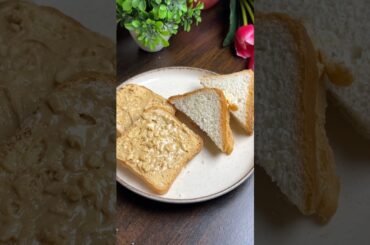 Peanut Butter Bread | Healthy Breakfast | Peanut Butter Bread Sandwich | #ytshorts #food #recipe