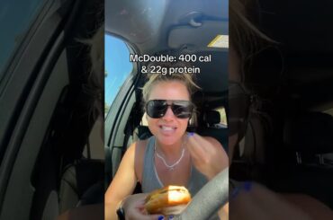 Low calorie options at #mcdonalds  570 calories and 31g of protein  #HealthyFastFood #caloriedeficit