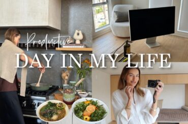 A Productive Day in My Life as a Business Owner | Healthy Meals & Work Routine