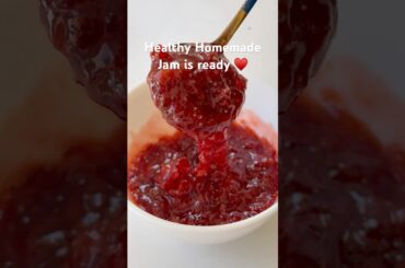Homemade Strawberry Jam | No Refined Sugar | Easy & Healthy Recipe #jam #healthyjamrecipe