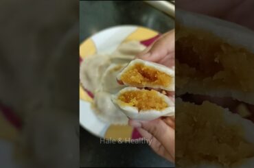 Healthy snack recipe with rice flour #Evening snack #steamed snack #healthyeating #cooking