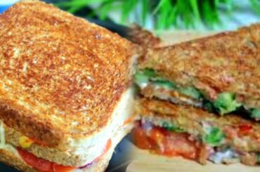 Easy Breakfast Indian Recipe | Bread ka Easy  Breakfast | healthy breakfast ideas | Club Sandwich