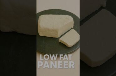 Homemade Low-Fat Paneer in 10 Mins| Healthy Indian Diet Hack| Episode 19 #weightlossrecipes  #shorts