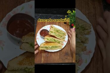 Healthy avocado sandwich#shortvideo