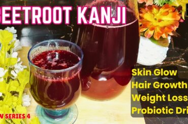 Beetroot Kanji By Fusion Delights| Probiotic Weight Loss Drink | Fermented Kanji Recipe