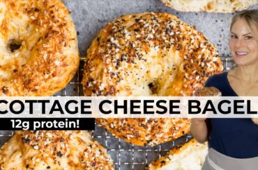 COTTAGE CHEESE PROTEIN BAGELS | easy, healthy, homemade, recipe