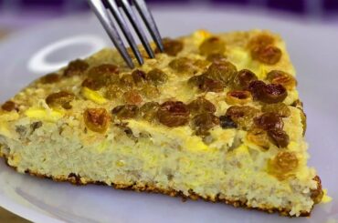 Just 1 cup of oatmeal and apple! Better than pizza! Lose 15 kg! Oatmeal recipe! High protein!