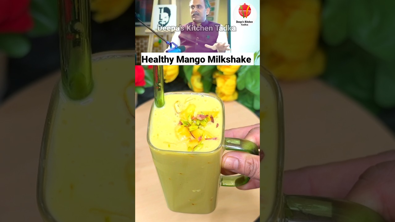 Acharya Manish Ji’s Healthy Mango Milkshake Recipe #shorts #ashortaday Acharya Manish Ji's Healthy Mango Milkshake Recipe #shorts #ashortaday