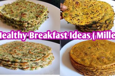 4 Types Of Jowar Breakfast For Diabetic Friendly & Weight Loss / Healthy Breakfast Ideas / Nashta