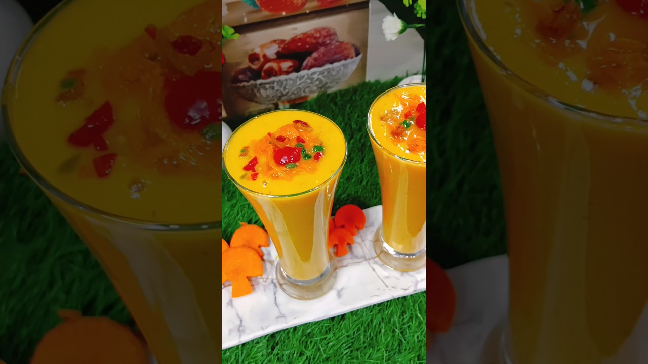 Carrot Smoothie #recipe #summer #food #snacks #dessert #asmr #healthy #villagecooking #shorts Carrot Smoothie #recipe #summer #food #snacks #dessert #asmr #healthy #villagecooking #shorts