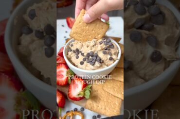 Cookie Dough Dip #appetizer #healthyrecipes #cookiedough