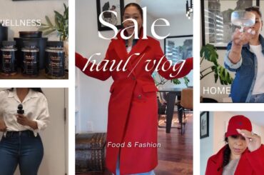 Mini VLOG: GAP sale shopping haul, CB2 + an easy healthy dinner idea!