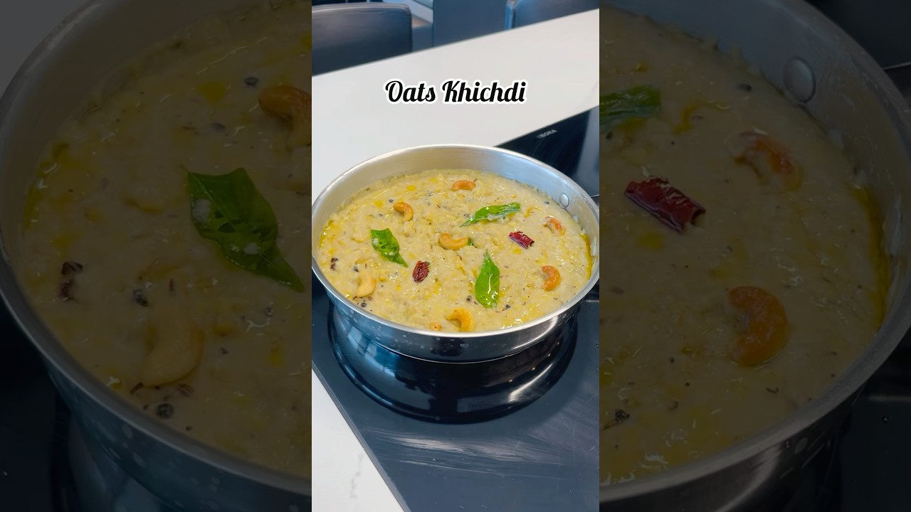 Oats Khichdi | Healthy Breakfast Recipe | Oats Pongal | Oats Recipe #shorts #oatskhichdi #oats Oats Khichdi | Healthy Breakfast Recipe | Oats Pongal | Oats Recipe #shorts #oatskhichdi #oats