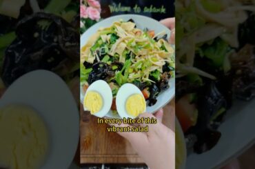 Day 7 Low Fat, Low Calorie Meal Plan | vibrant salad#easyrecipe #cooking #healthyfood #healthy