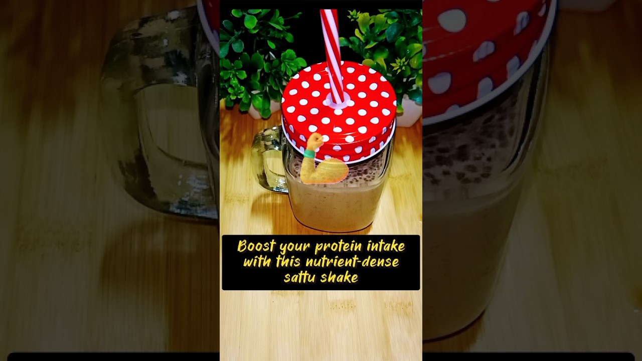 No Preservatives | High Protein Sattu Shake | Post-workout meal for replenishment #shorts #healthy No Preservatives | High Protein Sattu Shake | Post-workout meal for replenishment #shorts #healthy