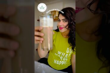 Iced Protein Latte Recipe | 15g Protein, Only 140 Calories | DeeplyHealthyYou
