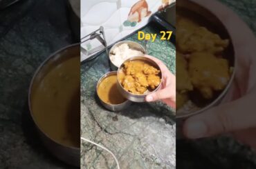 50 days husband lunch box challenge day 27#lunch box#trending#viralshorts#pinkyrecepiesmarket 21