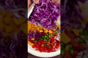 Black Bean Mango Salad - Bold, bright, and ready in 15 Minutes! #shorts