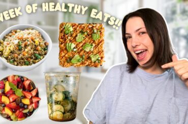 What I Eat in a Week *a week of healthy meals*