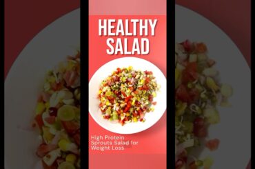 #short High Protein Sprouts Salad #shortsfeed #trending #shorts #vegan #weightloss #youtubeshorts