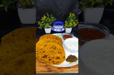 left over daal ka paratha recipe/ healthy paratha recipe/ tiffin recipe/#food #recipe #trendingshort