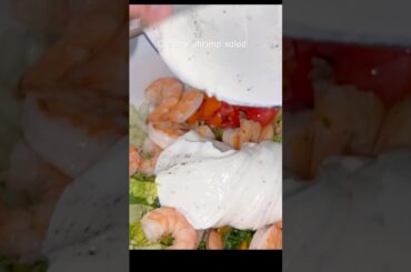 Creamy shrimp salad  / keto shrimp salad recipe/ easy snack ideas healthy / healthy lunch ideas