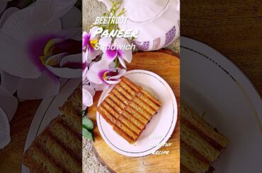 Beetroot Paneer Sandwich | Healthy Breakfast for Weight Loss | Episode 9 #shorts