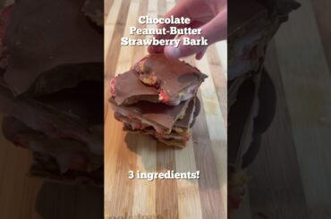 Strawberry Bark#recipe #easyrecipe #healthyrecipes #food #foodasmr #cooking #shorts