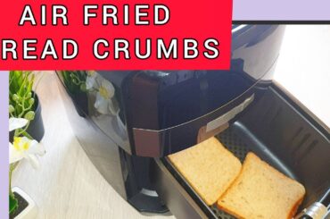 HOW TO MAKE HOMEMADE BREAD CRUMBS RECIPES IN AIR FRYER EASY.  WHOLE WHEAT BREAD CRUMBS.   #Shorts
