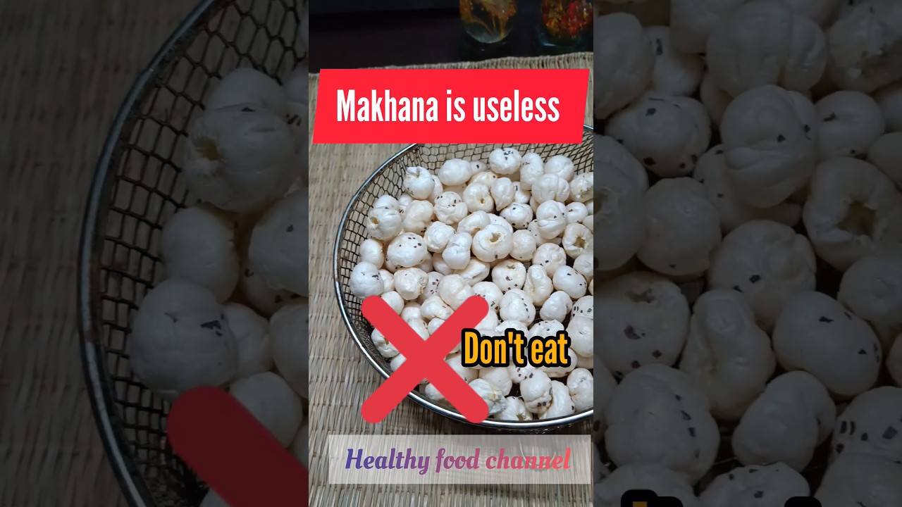is raw makhana good for health? #shortsfeed #shorts #trending #makhana #food is raw makhana good for health? #shortsfeed #shorts #trending #makhana #food
